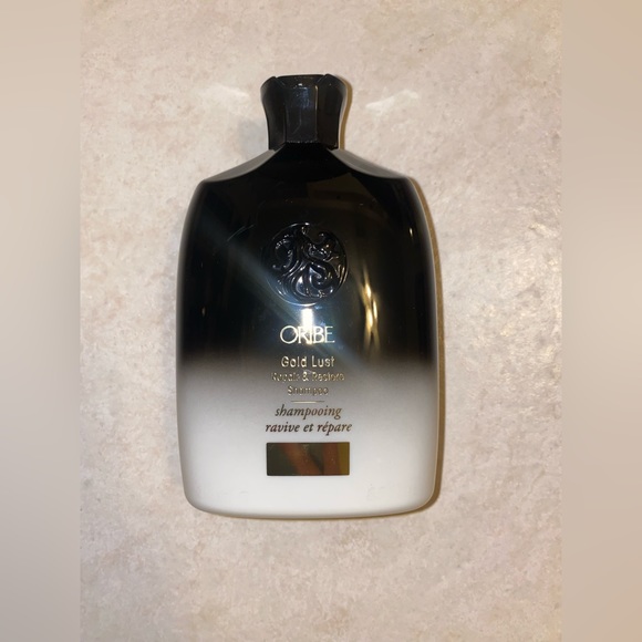 ✨Oribe Gold Lust Repair & Restore Shampoo & Conditioner Liter W/PUMPS & SAMPLES✨ - Picture 4 of 6